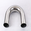 polished  surface 180 degree stainless steel mandrel elbow bends pipe